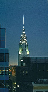 Christopher Evans, Chrysler Building, Nocturne
1993, Oil on Canvas