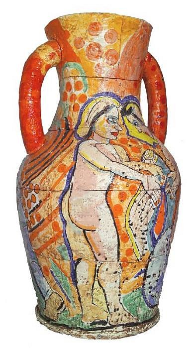 Viola Frey, Conversation Urn: Viola's Theory
2000, Ceramic