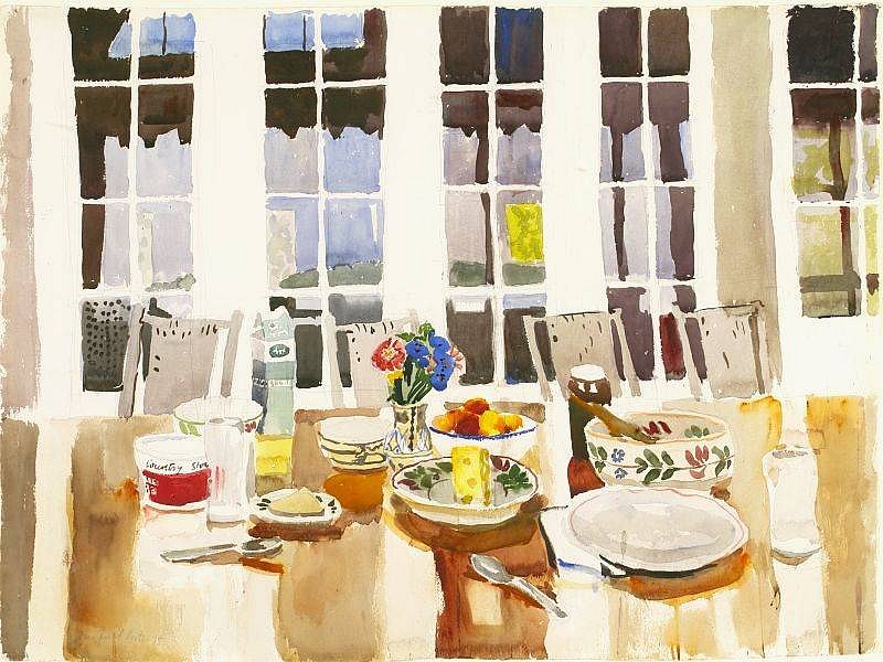 Fairfield Porter, Still Life
1975, Watercolor on Paper