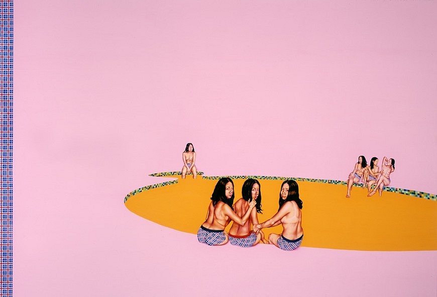 Su-en Wong, Full Bloom
2002, Colored Pencil on Paper