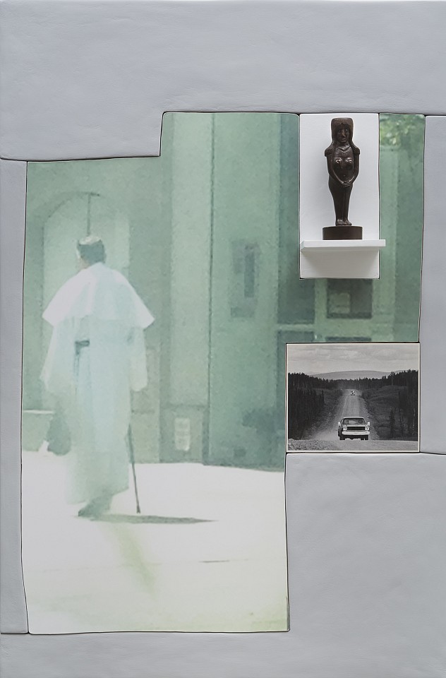 Sadie Benning, Priest
2016, Mixed Media on Wood