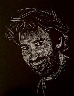 Chris Wilson, Maddy's Dad
2022, Oil Pastel Stick on Archival Paper